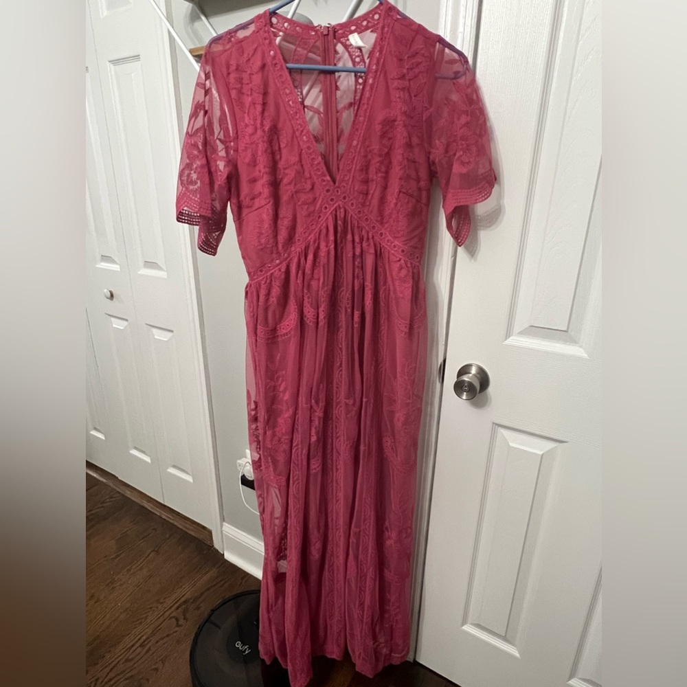 Pinkblush maternity maxi dress
